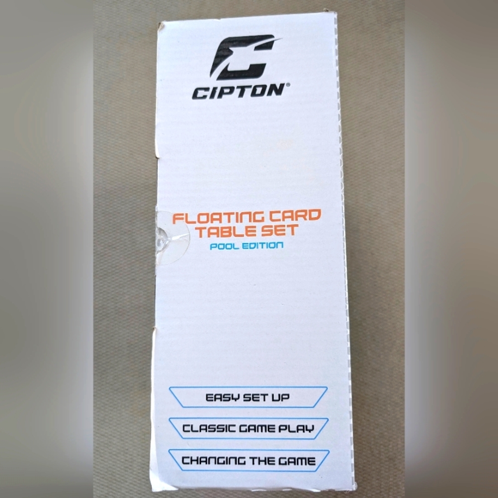 NIB CiptonFloating Card Table Set (Pool Edition) - Picture 3 of 8